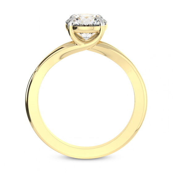 Cynthia Split Shank Lab Diamond Ring