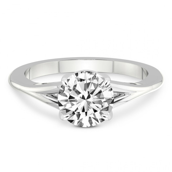 Cynthia Split Shank Lab Diamond Ring