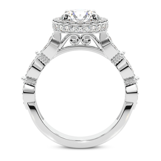 Micaela Halo Lab Diamond Ring