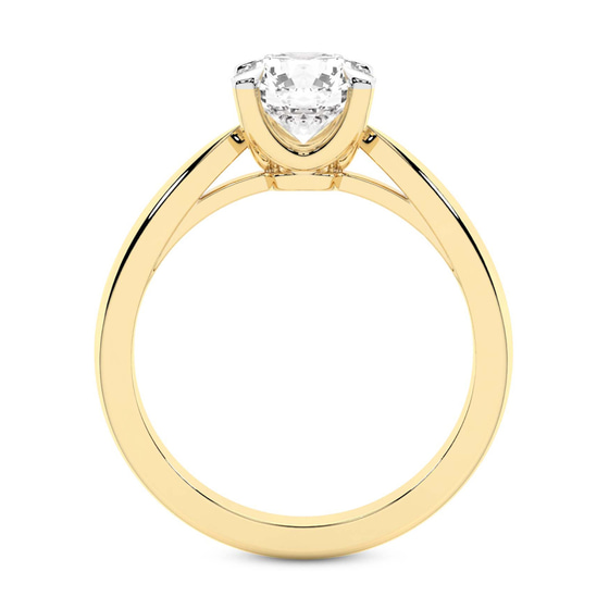 Azalea Classic Solitaire 2mm Lab Diamond Ring
