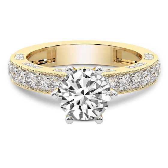 Regalia Milgrain Lab Diamond Ring