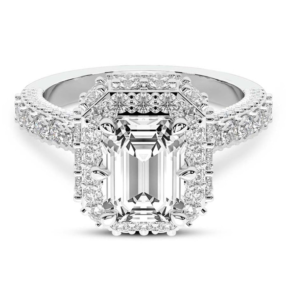 Luxoré Vintage Allure Lab Diamond Ring front view