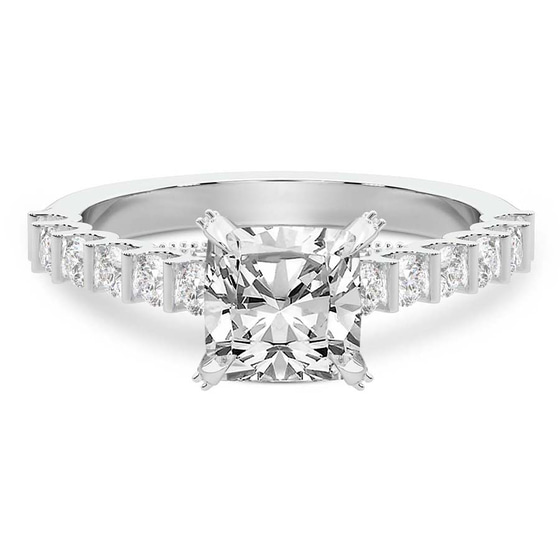 Austria Cathedral Lab Diamond Ring