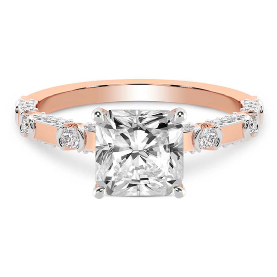 Majestic Love Lab Diamond Accent Ring front view