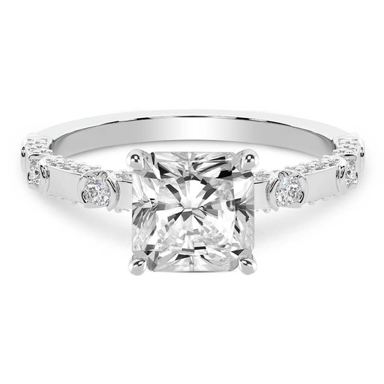 Majestic Love Lab Diamond Accent Ring front view