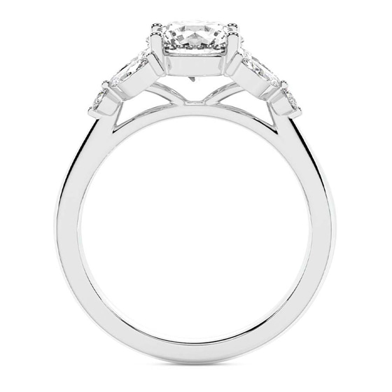Beatrice Marquise Side Stone Lab Diamond Ring