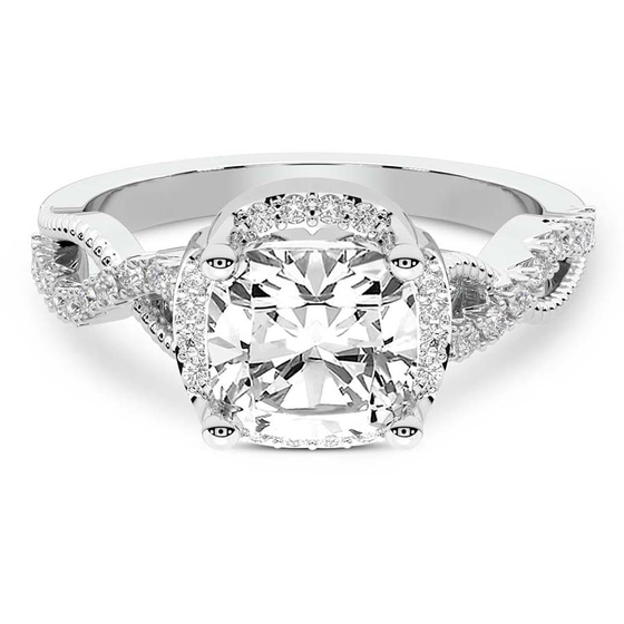 Astoré Channel Glided Lab Diamond Ring front view