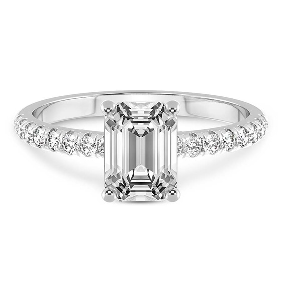 Olivia Secret Halo Lab Diamond Ring