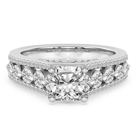 Eos Spark Lab Diamond Ring front view