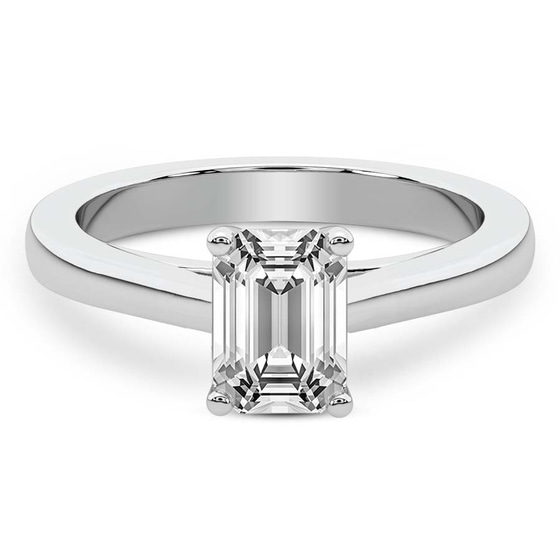 Teagan Solitaire 1.5mm Lab Diamond Ring front view
