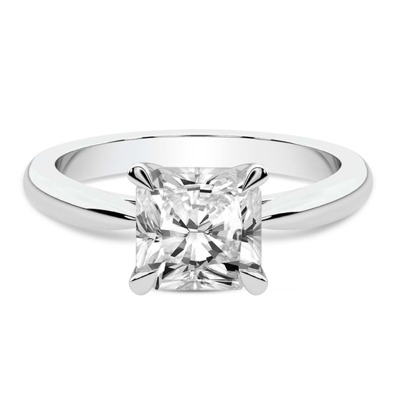 Azalea Classic Solitaire 1.5mm Lab Diamond Ring front view