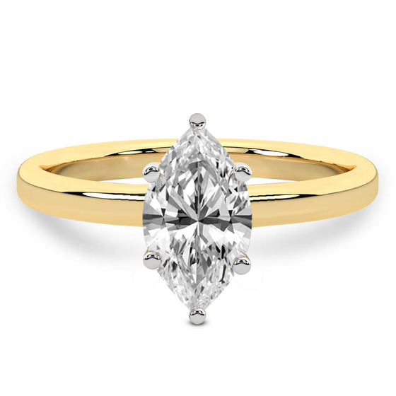Four Prong Solitaire 1.5mm Lab Diamond Ring