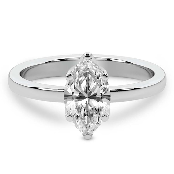 Blooming Petal Secret Halo Lab Diamond Ring