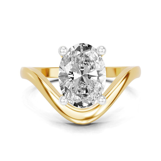 Eden Crest Lab Diamond Ring front view