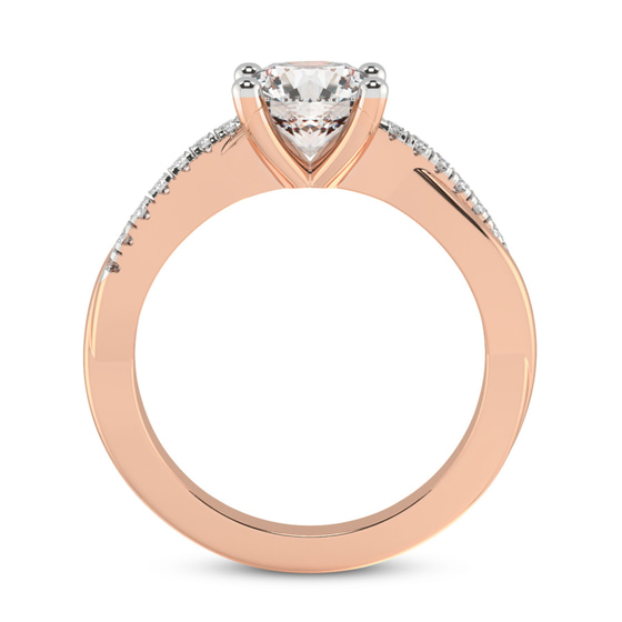 Twisted Vine Lab Diamond Ring