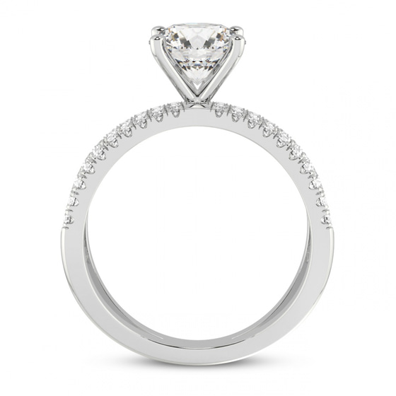 Dakota Criss Cross Lab Diamond Ring