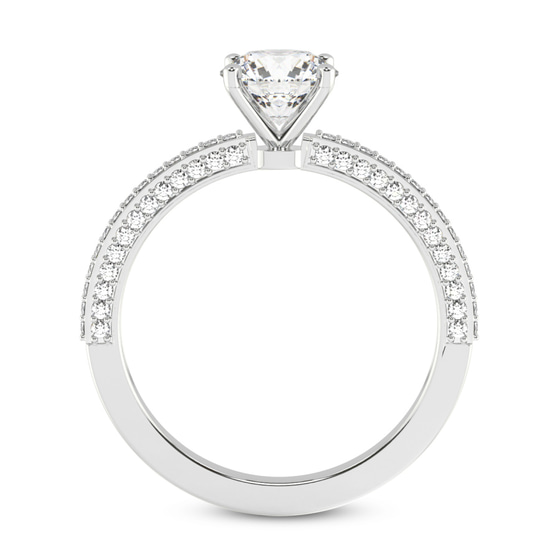 Grace Micro pavé Eternity Lab Diamond Ring