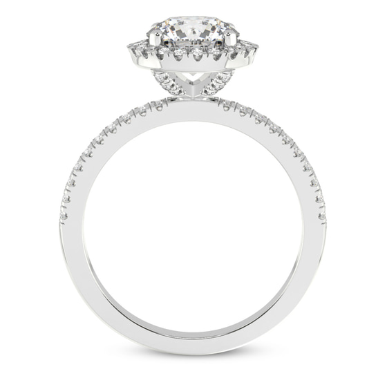 Elle classic halo Lab Diamond ring