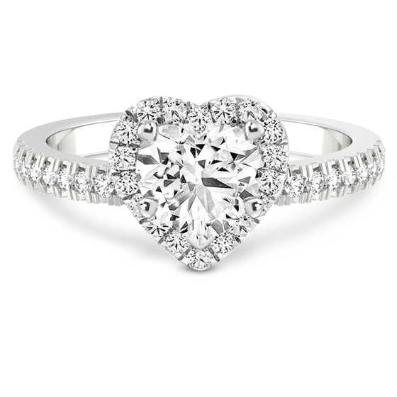 Elle classic halo Lab Diamond ring