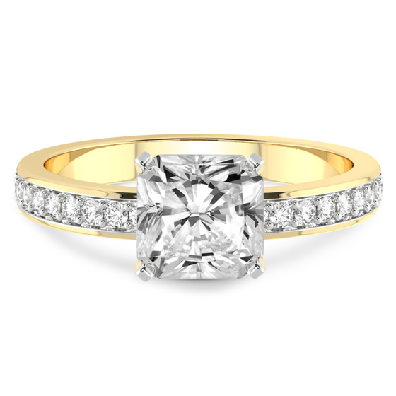 Charm Of Love Eternity Lab Diamond Ring front view