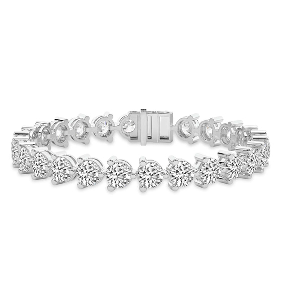 Anahita Round Lab Diamond Tennis Bracelet front view