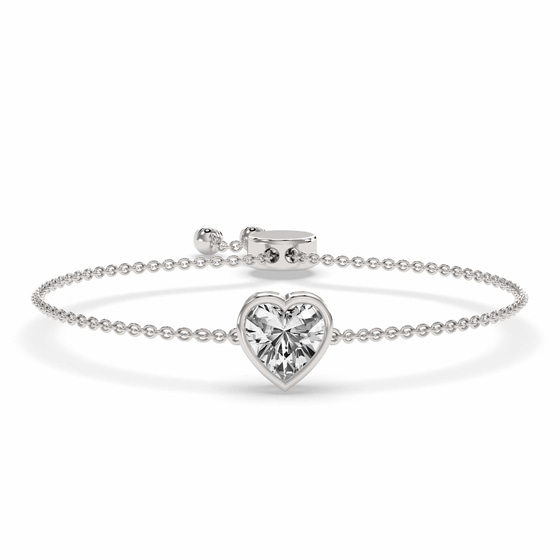 Kyra Heart Fashion Bracelet front view