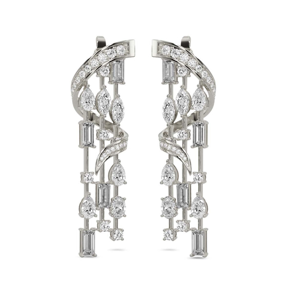 Chandelier Dangling Earrings front view