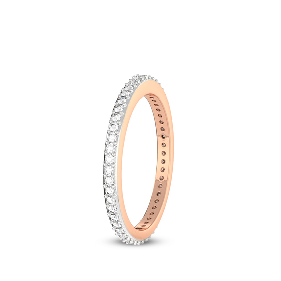 Nora Wedding Band left view