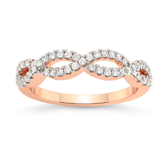 Laine Wedding Band front view