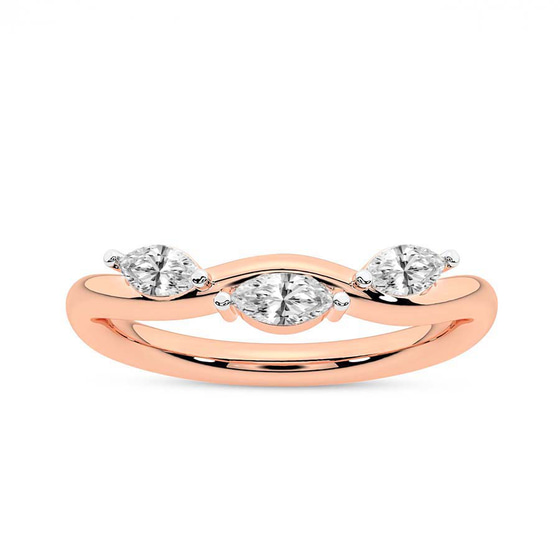 Aria Wedding Band front view