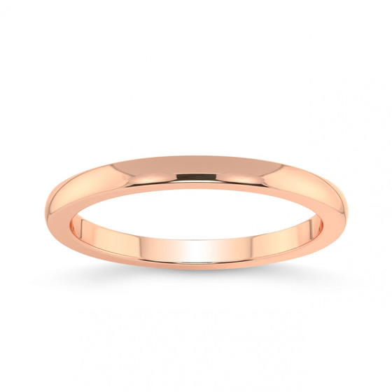 Lia Classic Wedding Band front view