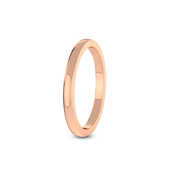 Lia Classic Wedding Band left view