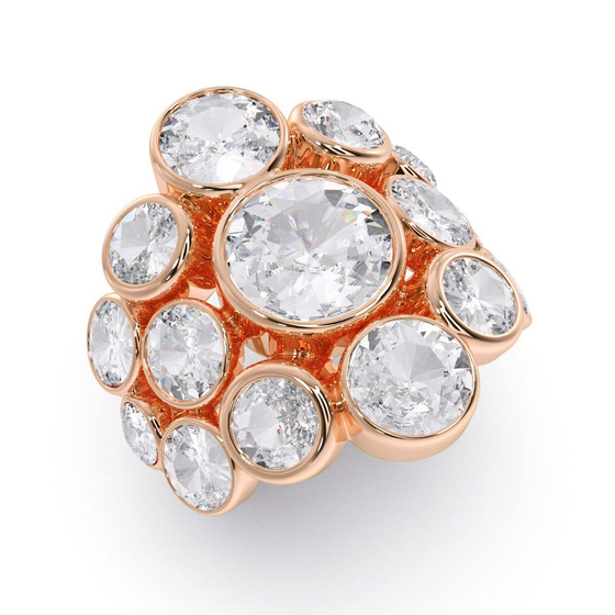 In The Spotlight Cocktail Ring front view