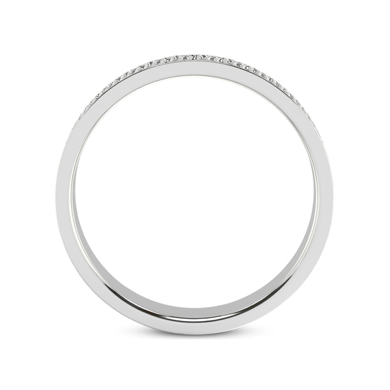 Sculpted Men's Band left view