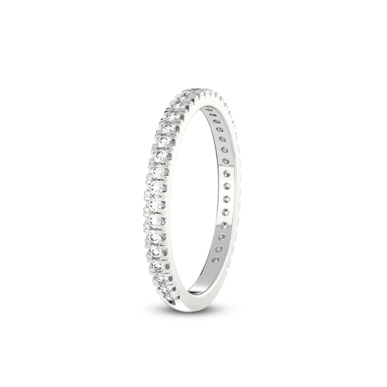 Olga Wedding Band left view