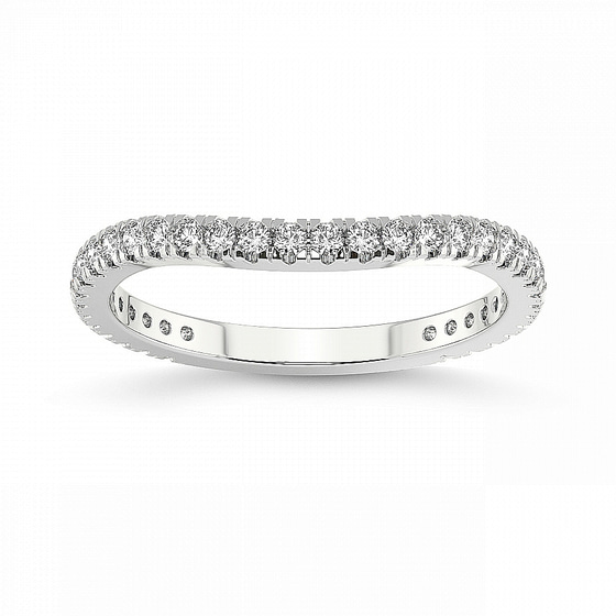 Zea Wedding Band front view