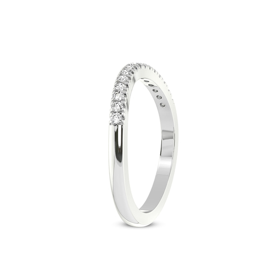Beth Wedding Band left view