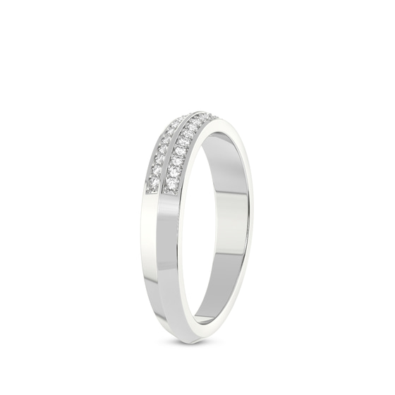 Lane Wedding Band left view