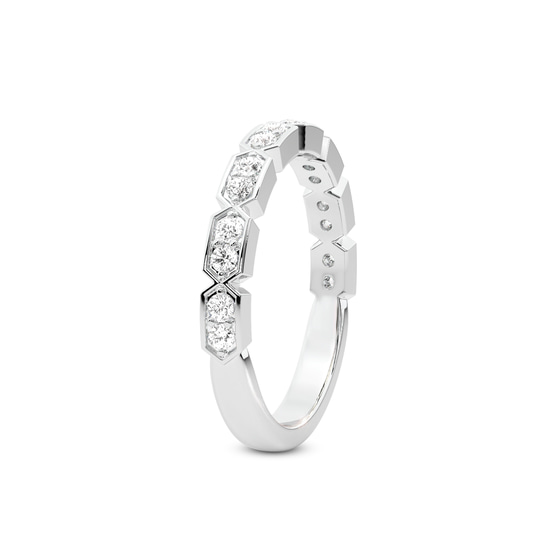 Lara Wedding Band left view