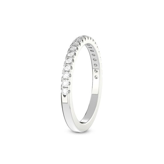 Ann Wedding Band left view