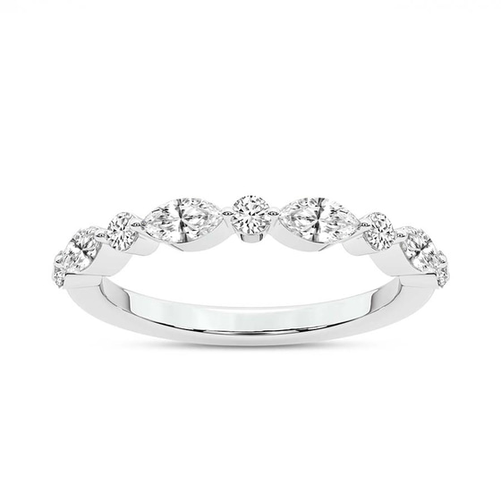 Shailene Wedding Band front view