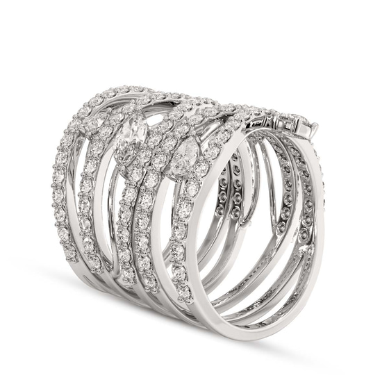 Ivy Cocktail Ring left view