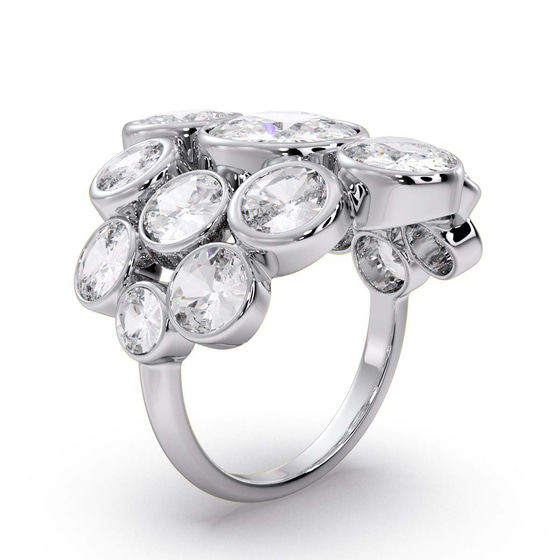 In The Spotlight Cocktail Ring left view