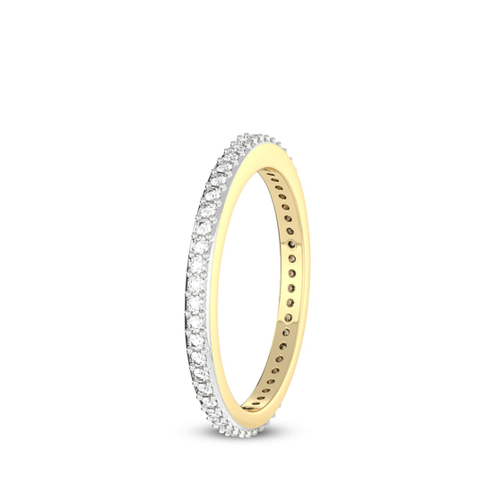 Nora Wedding Band left view