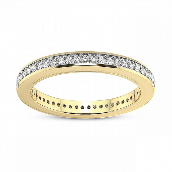 Astra Wedding Band front view