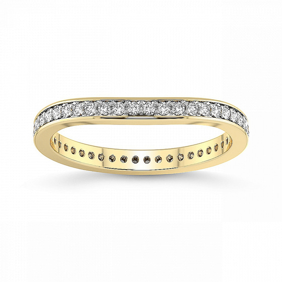 Kaye Wedding Band front view