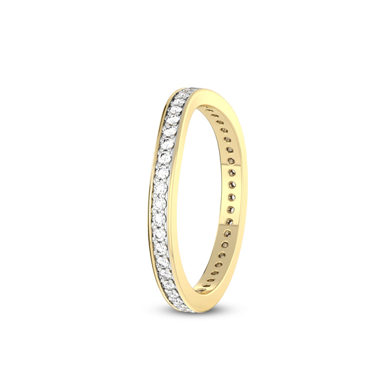 Kaye Wedding Band left view