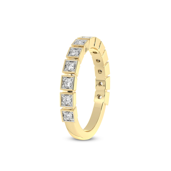 Jules Wedding Band left view