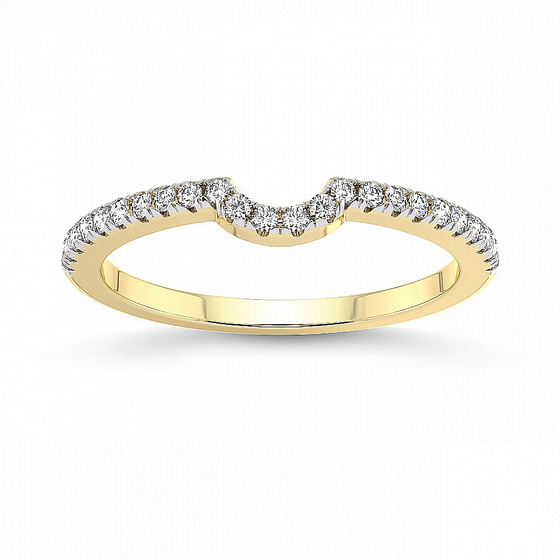 Aya Wedding Band front view