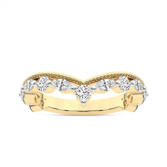 Ruth Wedding Band front view